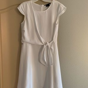 Armani exchange white dress